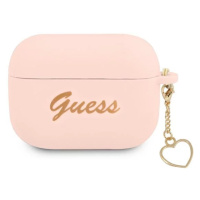 Guess GUAPLSCHSP AirPods Pro cover pink Silicone Charm Collection (GUAPLSCHSP)