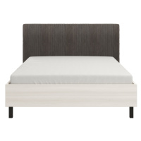 Manželská postel 160x200 i donna - jasan bílý/černá