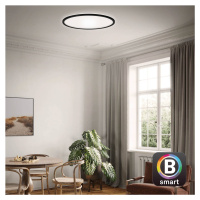 Briloner LED stropní svítidlo Slim smart black dim CCT Ø 42 cm