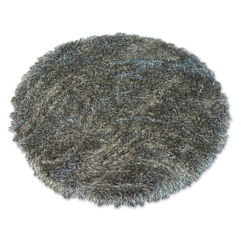 Dywany Lusczow Kulatý koberec LOVE SHAGGY taupe