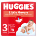 HUGGIES® Little Movers plenky 3 (4 - 9 kg) 78 ks