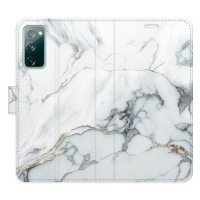 iSaprio flip pouzdro SilverMarble 15 pro Samsung Galaxy S20 FE