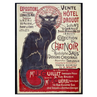 Obrazová reprodukce Chat Noir (Black Cat), Steinlen, Theophile Alexandre, 30 × 40 cm