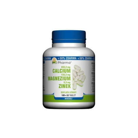 Bio-Pharma Calcium + Magnesium+Zinek 100+50 tablet