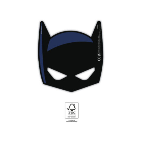 Procos Papírové masky - Batman 6 ks
