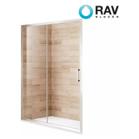 RAV-SLEZÁK Sprchové dveře Patio 120x195 čiré-chrom