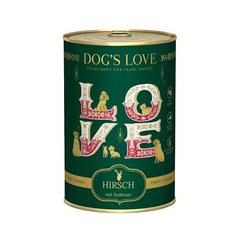 Dog's Love Limited zimní edice Jelen, 400 g