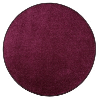 Vopi koberce Kusový koberec Eton fialový 48 kruh - 250x250 (průměr) kruh cm