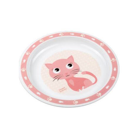 CANPOL babies Plastový talíř CUTE ANIMALS kočička