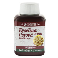 MedPharma Kyselina listová 400 µg 107 tablet
