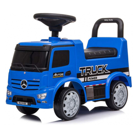Dětské odrážedlo se zvukem Mercedes ANTOS modré auto