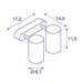 SLV BIG WHITE ENOLA_B, nástěnné a stropní svítidlo, bodové svítidlo, dvě žárovky, QPAR51, bílé, 