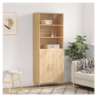 vidaXL Skříň highboard dub sonoma 69,5 x 34 x 180 cm kompozitní dřevo