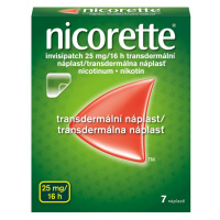 Nicorette Invisipatch 25 mg/16 h transdermální náplast 7 ks