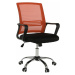 Tempo Kondela Kancelářská židle APOLO - síťovina oranžová /  černá + kupón KONDELA10 na okamžito