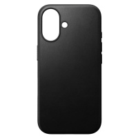 Kožený kryt pro iPhone 16 Nomad Modern - černý