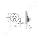 Grohe 29120000 - Termostatická sprchová podomítková baterie, 2 ventily, s držákem na sprchu, chr