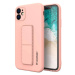 Wozinsky Kickstand Case silikonové pouzdro se stojánkem iPhone 11 Pro růžové