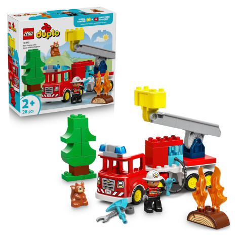 LEGO® DUPLO® Town 10473 Hasičské auto s hadicí a hasičem
