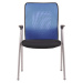 Židle pro návštěvy CALYPSO MT, s područkami a podstavcem se čtyřmi nohami, bal.j. 2 ks, síťované