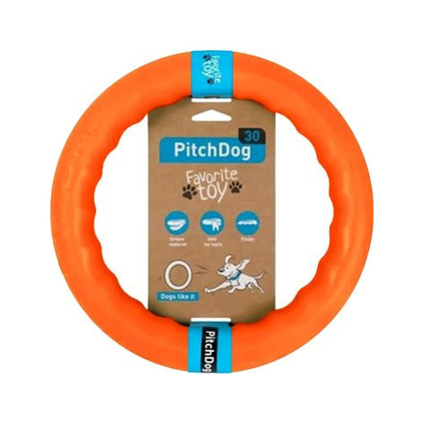 PitchDog tréninkový Kruh pro psy oranžový 20 cm