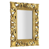 Sapho SAMBLUNG zrcadlo ve vyřezávaném rámu 60x80cm, zlatá