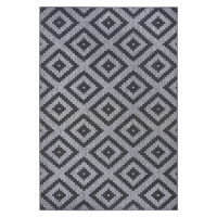 NORTHRUGS - Hanse Home koberce Kusový koberec Twin-Wendeteppiche 105461 Night Silver – na ven i 