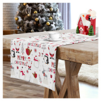 Vánoční ubrus - běhoun na stůl CHRISTMAS JOY I. 40x140 cm Mybesthome