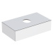 Geberit VariForm - Umyvadlová skříňka, 900x510x235 mm, 1 zásuvka a zápachová uzávěrka, lesklá bí
