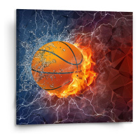 Sablio Obraz Basketbalový míč - 110x110 cm