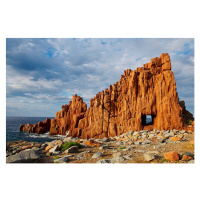 Fotografie Italy, Sardinia, Arbatax, Red Rocks, Tuul & Bruno Morandi, 40 × 26.7 cm