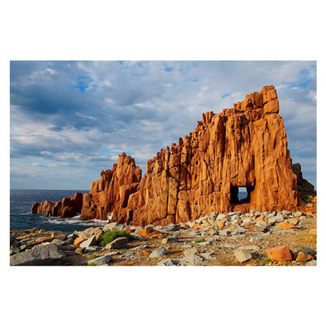 Fotografie Italy, Sardinia, Arbatax, Red Rocks, Tuul & Bruno Morandi, 40 × 26.7 cm