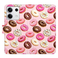 iSaprio flip pouzdro Donuts Pattern 03 pro Xiaomi Redmi Note 13 5G