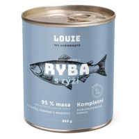 LOUIE Kompletní monoproteinové krmivo ryba (95%) s rýží (5%) 800 g