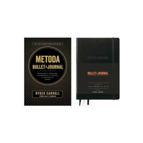 Balíček Metoda Bullet Journal + zápisník Leuchtturm1917 Edition2 - černý - Ryder Carroll Zoner Press