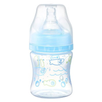 BABYONO Láhev antikoliková Klasik modrá 120 ml 0m+