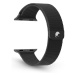 RhinoTech ocelový řemínek milánský tah pro Apple Watch 42/44/45/49mm černý