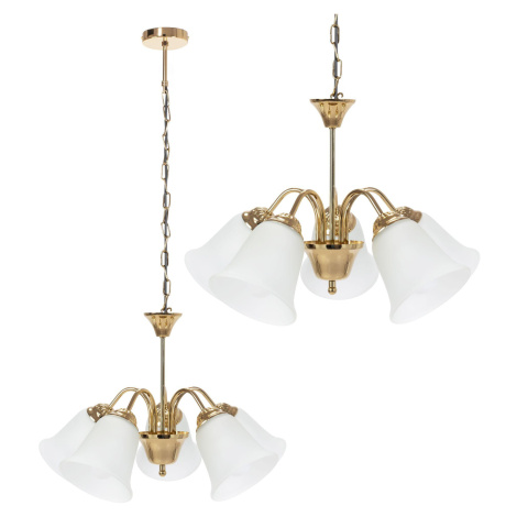 Vintage závěsná svítidlo APP959-5CP zlatá REA