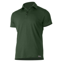 Lasting Pánské vlněné Merino POLO tričko ELIOT zelené 160g Velikost: 3XL