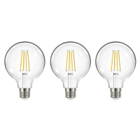 Arcchio LED žárovka, E27, G95, 3,8W, 3000K, 806lm, 3 kusy