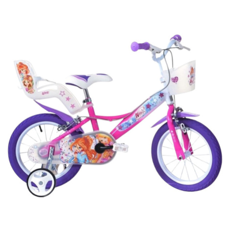 DINO Bikes - Dětské kolo 14" - Winx Club - 98C-144R-WX7