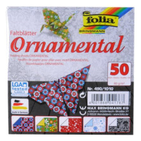 Origami papír Ornamental 80 g/m2 - 20 × 20 cm, 50 archů