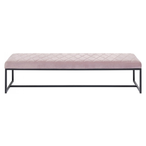 KARE Design Růžová čalouněná lavice Smart 150cm