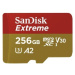 SanDisk micro SDXC karta 256GB Extreme Mobile Gaming (190 MB/s Class 10, UHS-I U3 V30)