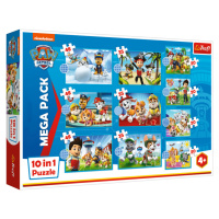 TREFL - Puzzle 10v1 - Spolehlivý tým PAW Patrol