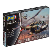 Plastic modelky vrtulník 04983 - Bell UH-1H Gunship (1: 100)