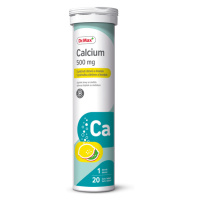 Dr. Max Calcium 500 mg citron a limetka 20 šumivých tablet