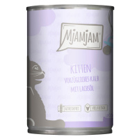 MjAMjAM Kitten 6 x 400 g - telecí s lososovým olejem