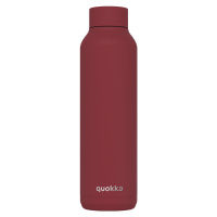 QUOKKA - Nerezová termoláhev Solid Firebrick Red 630 ml