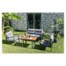 Šedý zahradní lounge set pro 4 Tivoli – Floriane Garden